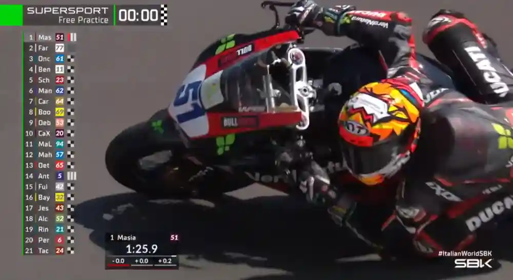 Hasil Latihan Bebas WSSP Italia 2025 1 Jaume Masia menjadi yang tercepat di latihan bebas WSSP Italia 2025