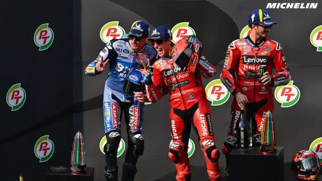 Marc Marquez - Alex Marquez - Pecco Bagnaia