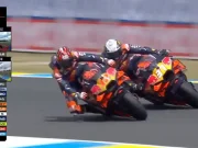 Maverick Vinales : Berkali-kali Mencoba Overtake Acosta, Tapi Sulit Menyalip Motor KTM! Maverick Vinales - Pedro Acosta