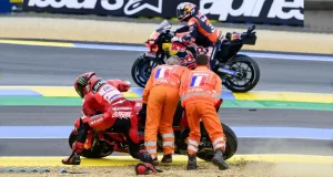Pecco Bagnaia Crash GP Le Mans