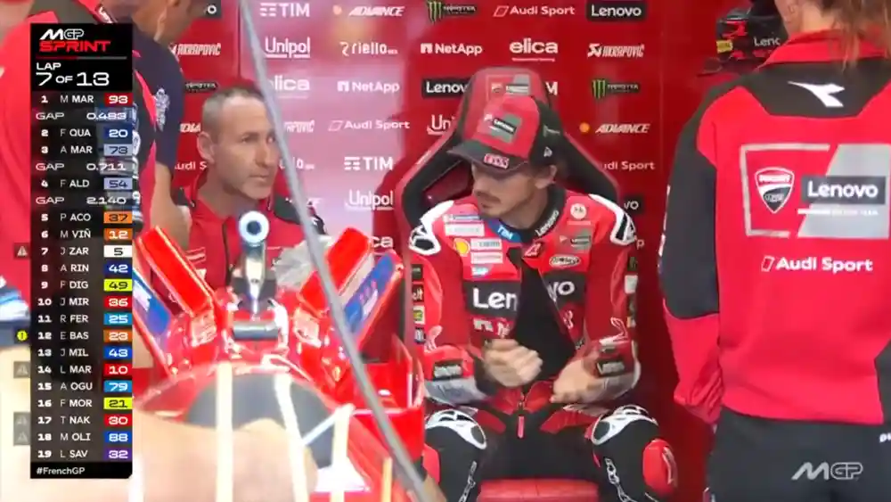 Klasemen Pembalap Usai Sprint MotoGP Prancis 2025 2 Pecco Bagnaia