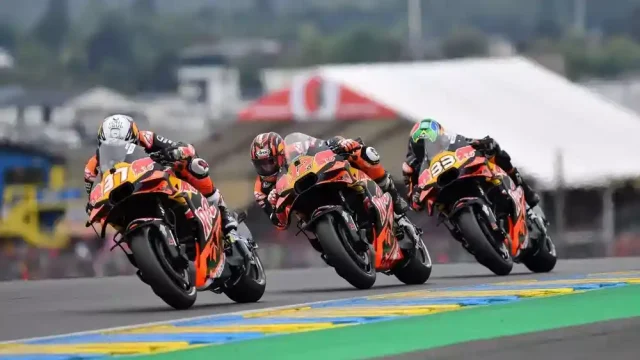 Pedro Acosta - Maverick Vinales - Brad Binder - KTM MotoGP