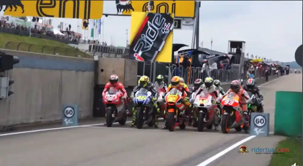 Peraturan Baru MotoGP: Pembalap Yang Mengacaukan Start Dihukum 2 Long Lap Panalti 1 Pit Lane Start MotoGP Jerman