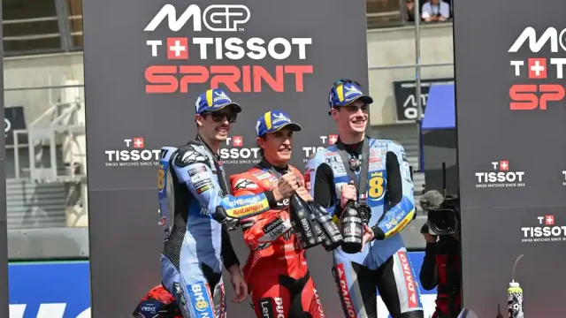 Podium Sprint Prancis 2025 Podium Sprint Prancis 2025