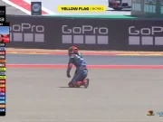 Fabio Quartararo Crash Aragon 2025