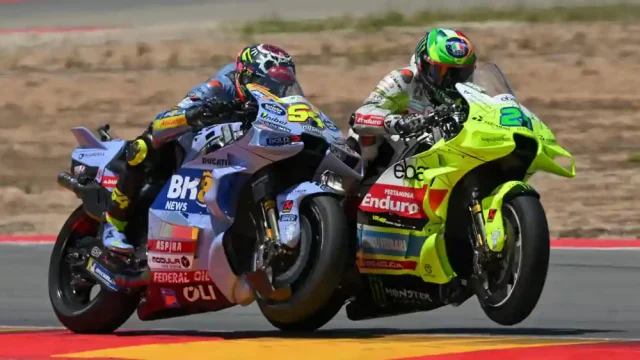 Franco Morbidelli - Fermin Aldeguer Franco Morbidelli - Fermin Aldeguer, Hasil MotoGP Aragon 2025