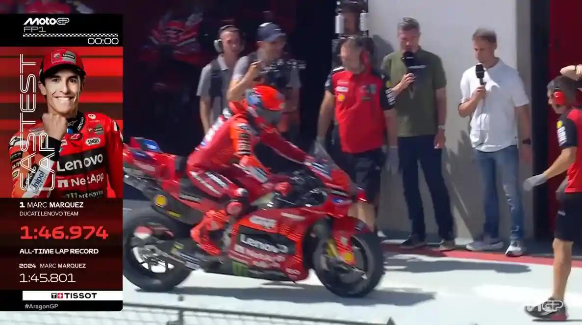 Hasil FP1 MotoGP Aragon 2025