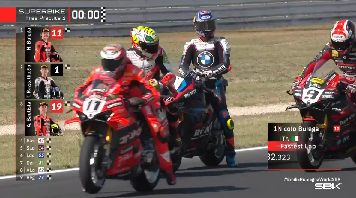 Hasil FP3 WSBK Emilia-Romagna 2025: Bulega Tercepat 2 Hasil FP3 WSBK Emilia-Romagna 2025