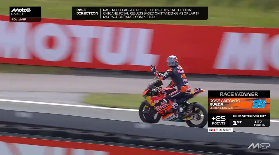 Hasil Race Moto3 Belanda 2025: Jose Antonio Rueda Menang 1 Hasil Race Moto3 Belanda 2025