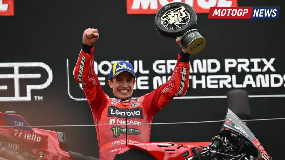 Marc Marquez Kantongi Rp27 Miliar dari Ducati, Hanya dari Bonus 6 Kemenangan dan 9 Sprint.. Wow! 1 Marc Marquez, Marc Menang di MotoGP Assen Belanda 2025