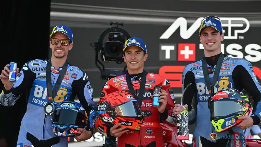 Fermin Aldeguer Bisa Kalahkan Morbidelli karena Pakai Ban Medium.. Kuat di Akhir Race 2 Marc Marquez - Alex Marquez - Fermin Aldeguer