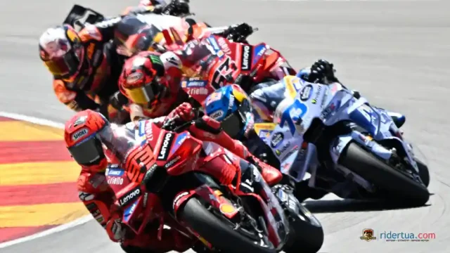 Marc Marquez - Alex Marquez - Pecco Bagania - Pedro Acosta Marc Marquez - Alex Marquez - Pecco Bagania - Pedro Acosta - Hasil MotoGP Aragon 2025
