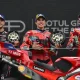 Marco Bezzecchi - Marc Marquez - Pecco Bagnaia, Podium MotoGP Assen Belanda 2025