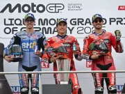 Pecco Bagnaia Peringatkan Marc Marquez dengan Candaan: Di Brno Semua Tikungannya ke Kanan! Alex Marquez - Marc Marquez - Pecco Bagnaia, Podium Jerman Sachsenring 2025