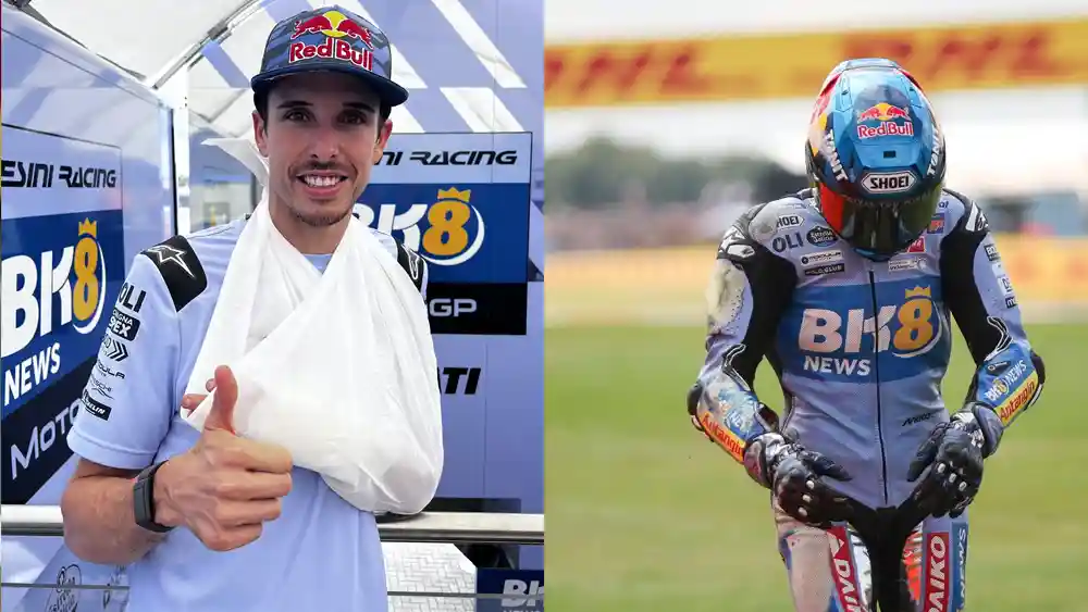 Tangan Patah, Alex Marquez Hanya Minum Parasetamol dan Tembus P2! 2 Alex Marquez