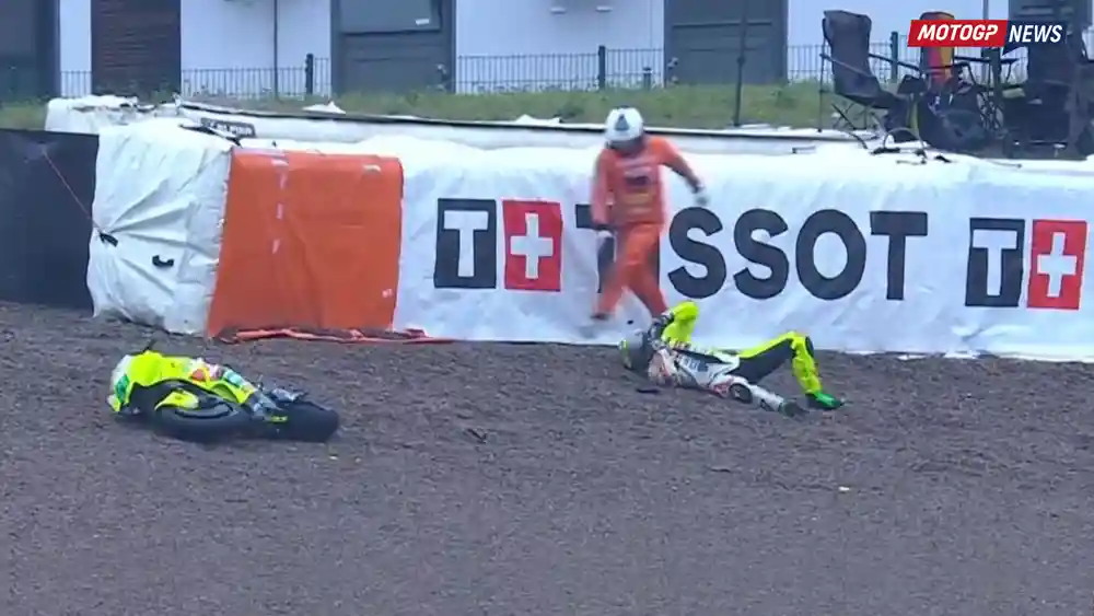 Baju Balap Franco Morbidelli Terbuka Saat Crash di Sachsenring, Dainese Melakukan Investigasi 1 Franco Morbidelli - Crash