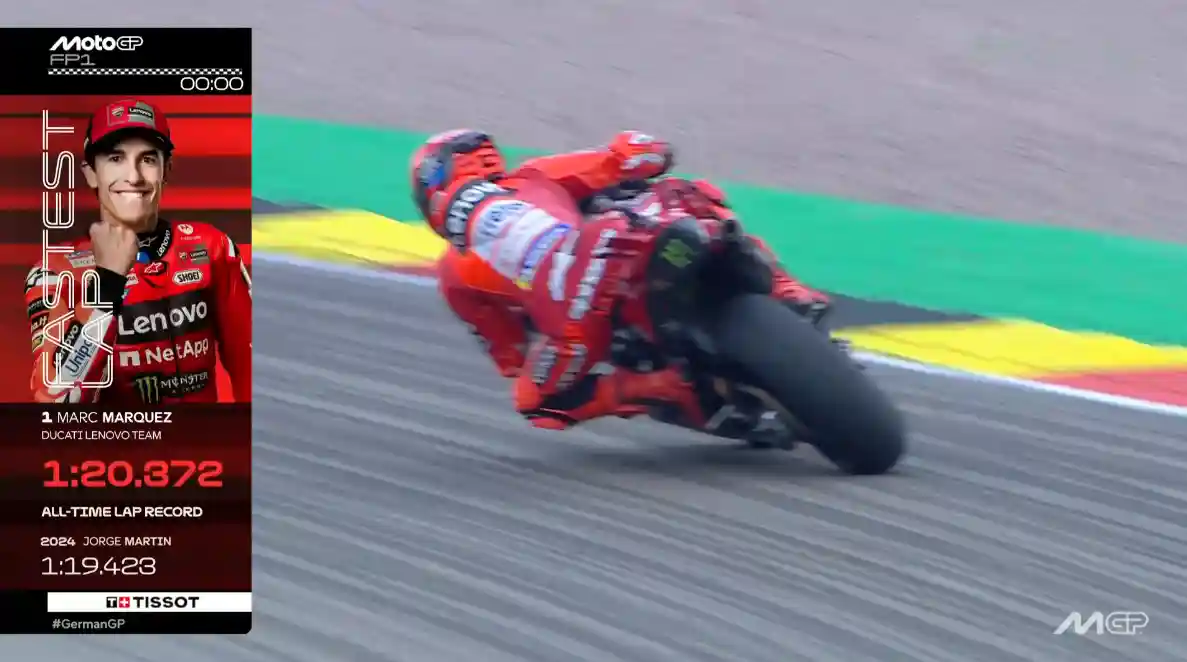 Hasil FP1 MotoGP Jerman 2025: Marc Marquez Tercepat 1 Hasil FP1 MotoGP Jerman 2025