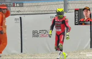 Alvaro Bautista : Saya Lebih Suka Jatuh Sendiri Ketimbang Ditabrak Pembalap Lain Hasil Race 2 WSBK Hungaria 2025 - Alvaro Bautista Crash