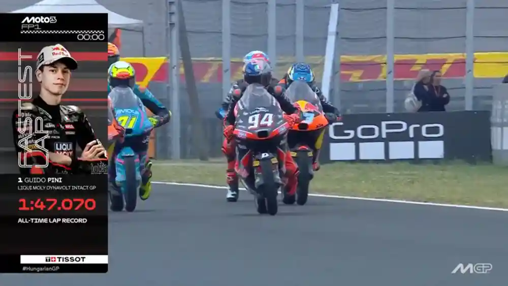 Hasil FP1 Moto3 Hungaria 2025