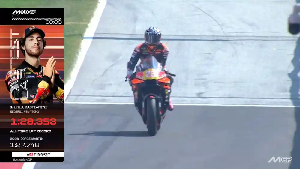 Hasil Kualifikasi 1 MotoGP Austria 2025 1 Hasil Kualifikasi 1 MotoGP Austria 2025