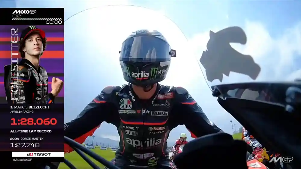 Hasil Kualifikasi MotoGP Austria 2025: Marco Bezzecchi Pole 1 Hasil Kualifikasi MotoGP Austria 2025