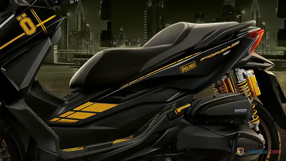 Mewah Cuma 500 Unit! Honda Forza 350 Special Edition Ohlins Diluncurkan 1 Honda, Forza, Honda Forza 350, Honda Forza 350 Special Edition, Special Edition, skutik bongsor