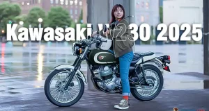 Warna Baru Kawasaki W230 2025 Tetap Bergaya Klasik, Banderol Rp 70 Jutaan