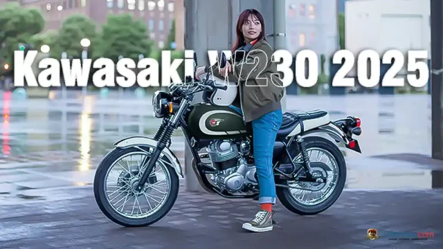 Kawasaki W230 2025 Warna Baru Kawasaki W230 2025 Tetap Bergaya Klasik, Banderol Rp 70 Jutaan