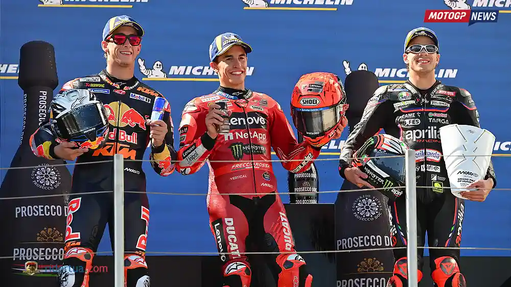 Marc Marquez Unggul di Balaton Park? Sylvain Guintoli Ungkap Trik Jenius dari Insinyur Ducati 3 Pedro Acosta - Marc Marquez - Marco Bezzecchi