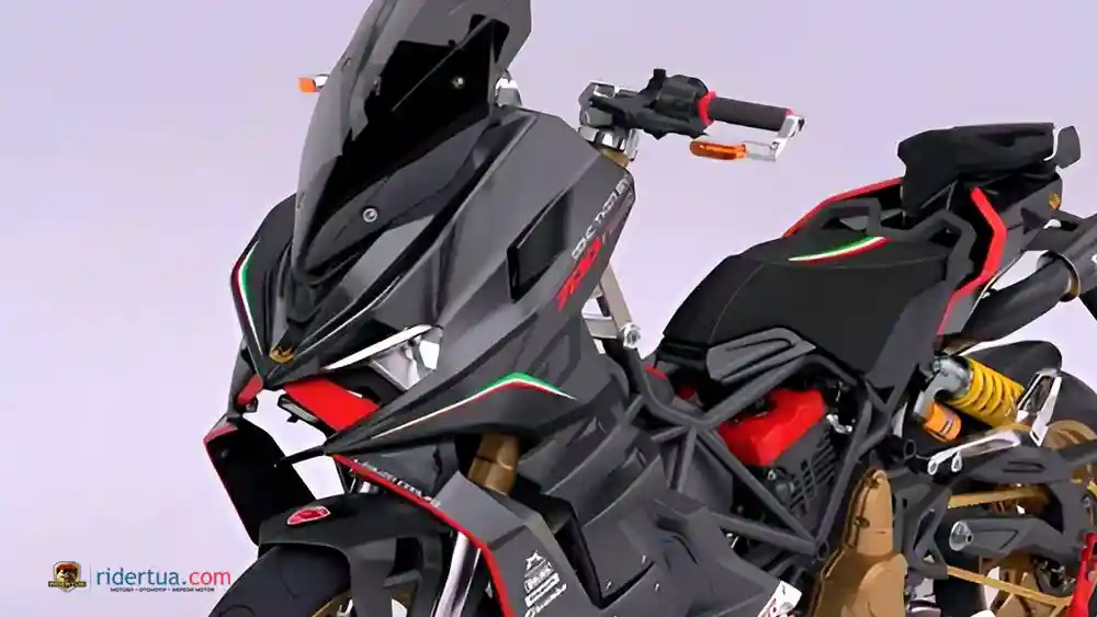 Muncul Skuter Sangar QJMotor QJ700-8K, Kerja Sama dengan Italjet..? 2 QJMotor QJ700-8K