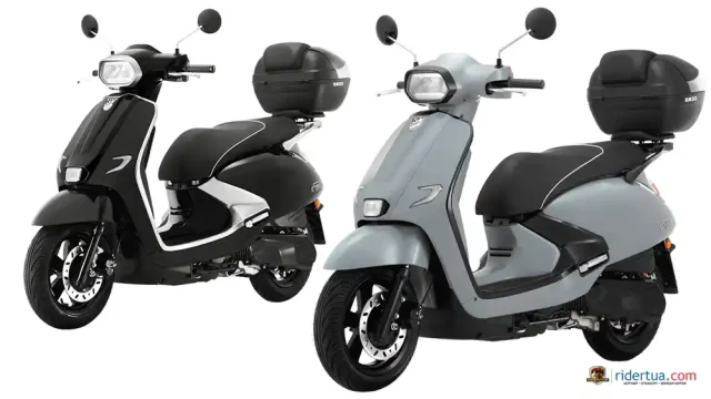 SYM Fugue 125 Mirip Stylo 160? Skutik SYM Fugue 125 Gaya Retro Dapat Top Box Bawaan