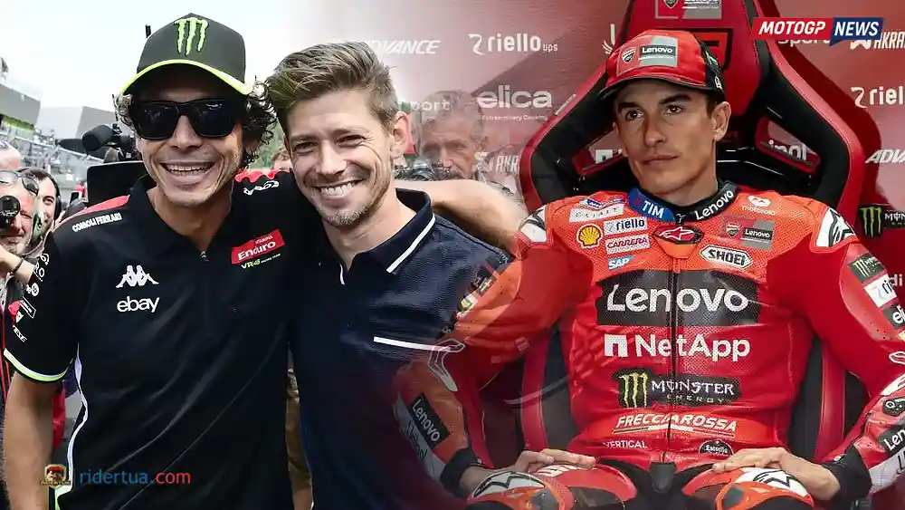 Loris Capirossi : Suatu Saat Valentino Rossi dan Marc Marquez Pasti Akur 3 Valentino Rossi - Casey Stoner - Marc Marquez