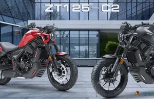 Tangki Gede Mesin Kecil, Zontes ZT125-C2 Gaya Cruiser Modern Harga Segini?