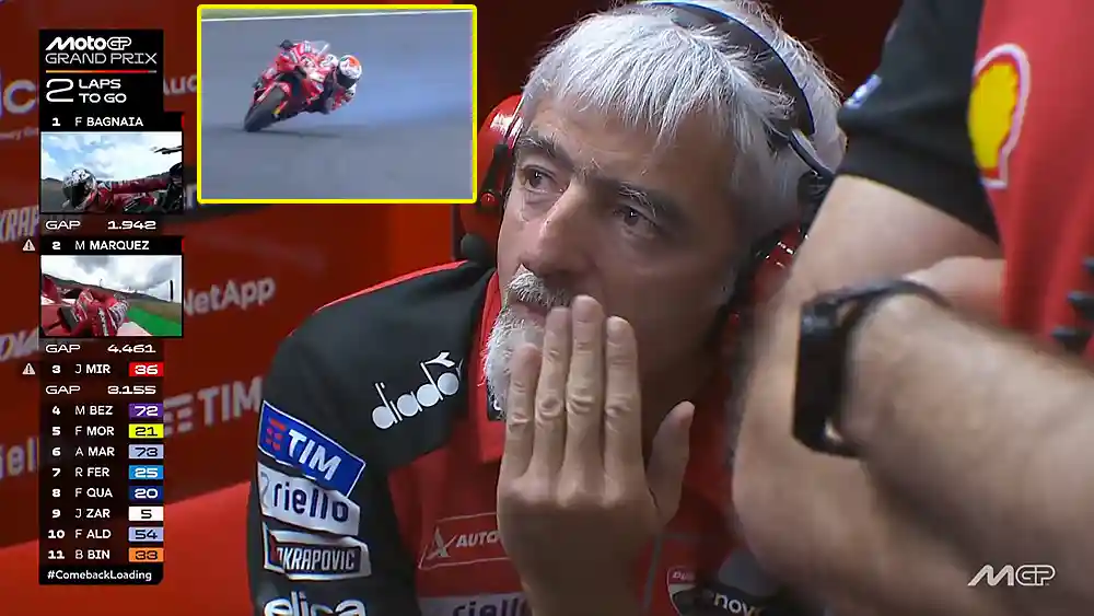 Drama Asap Putih Pecco Bagnaia di Motegi: Analisis Teknis dan Reaksi Emosional 3 Gigi Dall'Igna - Ducati - Pecco Bagnaia