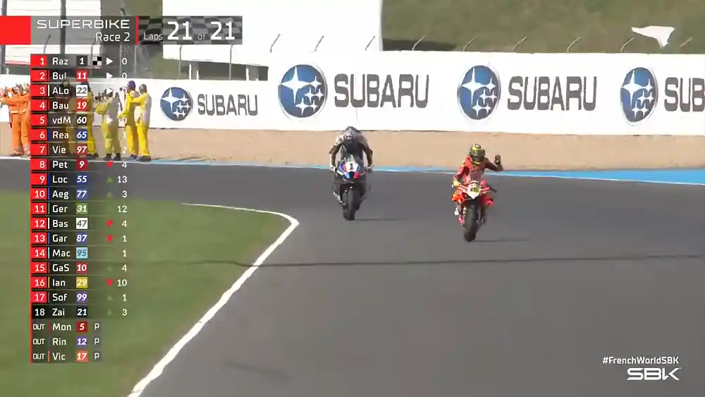 Hasil Race 2 WSBK Perancis 2025 2 Hasil Race 2 WSBK Perancis 2025