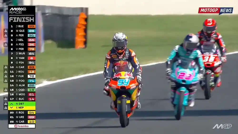 Hasil Race Moto3 San Marino 2025: Jose Antonio Rueda Menang 1 Hasil Race Moto3 San Marino 2025