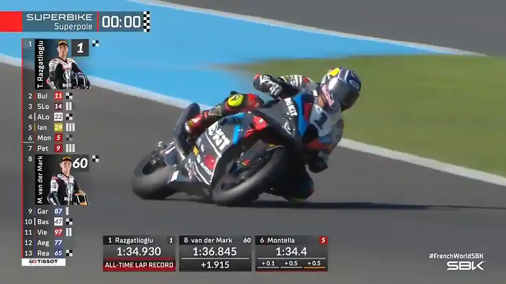 Hasil Superpole WSBK Perancis 2025 1 Hasil Superpole WSBK Perancis 2025