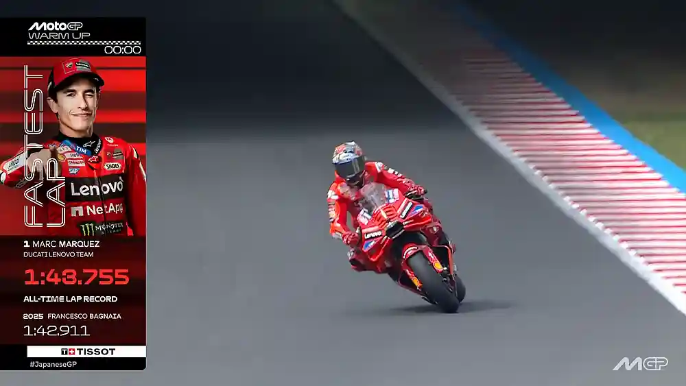Hasil Warm Up MotoGP Jepang 2025