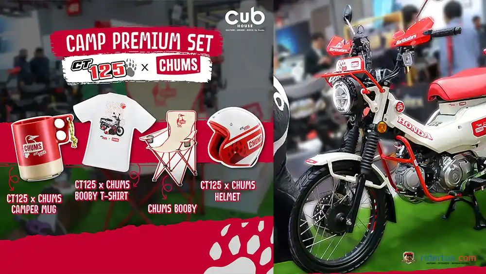 Edisi Kolaborasi Honda CT125 CHUMS, Dijual Cuma 300 Unit Dapat Aksesoris Menarik 1 Honda, CT125, CHUMS, Honda CT125 CHUMS, Honda CT125, motor bebek petualang, edisi terbatas