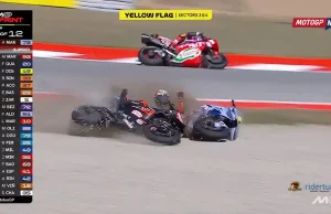 Marco Bezzecchi Kena ‘Sleding’ Fermin Aldeguer: Kaki Kiri dan Lengan Kiri Sangat Sakit, Tapi Setelah Dirontgen Tidak Ada yang Patah Marco Bezecchi - Fermin Aldeguer