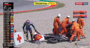 Marco Bezecchi - Fermin Aldeguer - crash