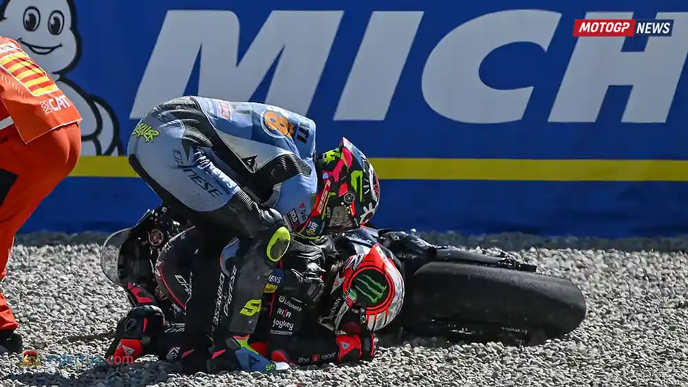 Marco Bezzecchi 2 Kali 'Ditabrak' Dalam 2 Balapan di MotoGP Catalunya... Apes! 1 Marco Bezzecchi - Fermin Aldeguer