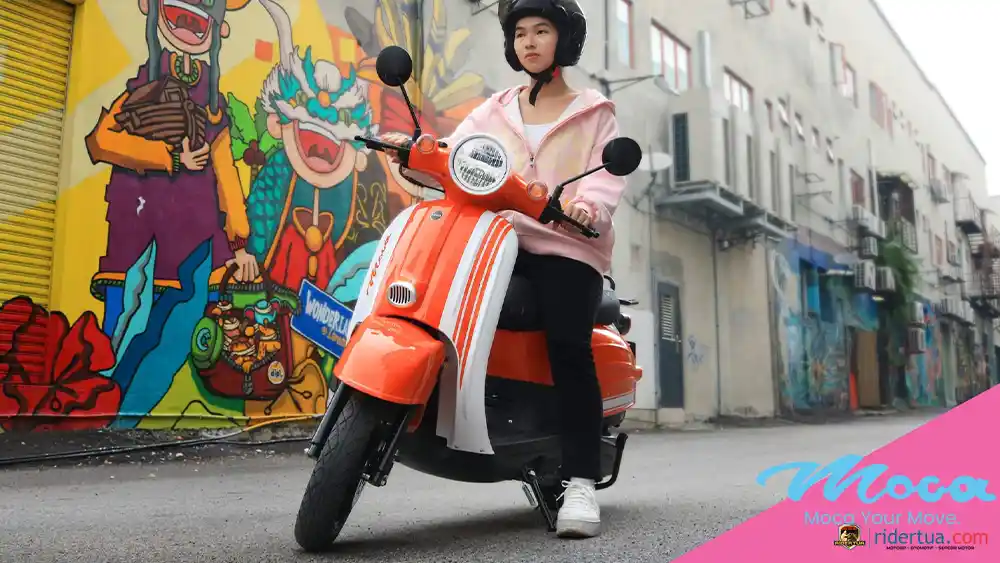 Skutik Gaya Eropa Klasik Moda Moca 110 Meluncur, Harganya Murah Banget! 2 Moda, Moda Motorcycle, Moda Moca 110, skutik, skutik retro