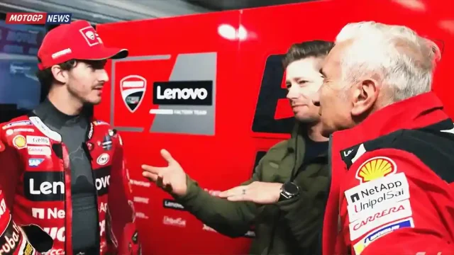 Pecco Bagnaia - Casey Stoner - Davide Tardozzi