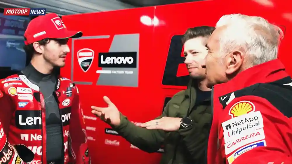 Pecco Bagnaia : Untuk Saat Ini Jangan Utak-atik Motor Saya! 3 Pecco Bagnaia - Casey Stoner - Davide Tardozzi