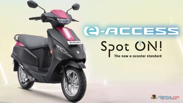 Suzuki e-Access Molis Pertama Suzuki e-Access Telah Resmi Meluncur, Jarak Tempuh 95 KM