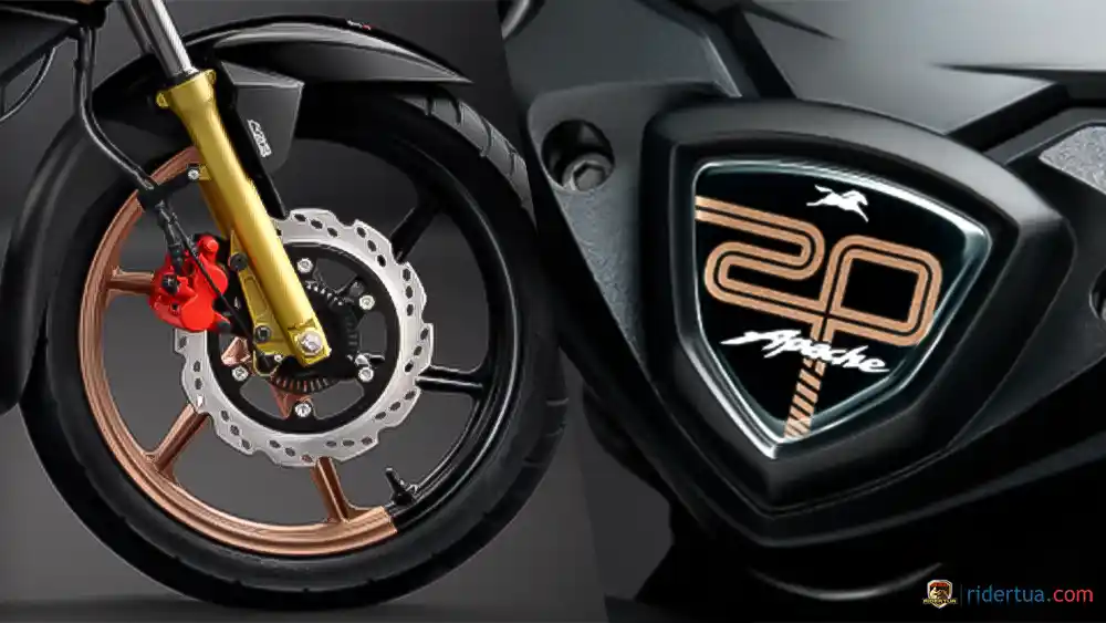 Lebih Mewah! TVS Apache RTR 160 20th Anniversary Edition Dijual Rp 25 Jutaan Aja 1 TVS, Apache, TVS Apache RTR 160, TVS Apache RTR 160 20th Anniversary Edition, edisi spesial
