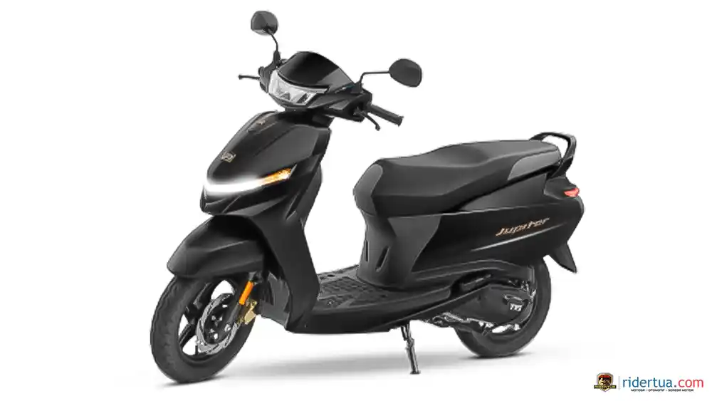 Warna Spesial Makin Elegan! TVS Jupiter Stardust Black Edition Harga Cuma Rp 17 Jutaan 1 TVS, Jupiter, TVS Jupiter, TVS Jupiter Stardust Black Edition, edisi spesial