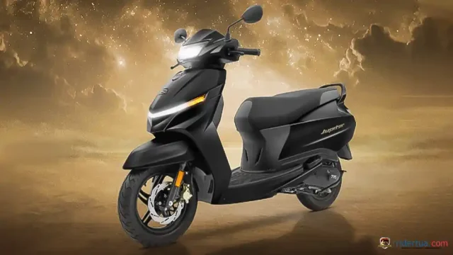 Warna Spesial Makin Elegan! TVS Jupiter Stardust Black Edition Harga Cuma Rp 17 Jutaan