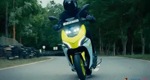Muncul TVS Ntorq 150 Motor Matik Baru, Tampilan Futuristis Fiturnya Canggih!